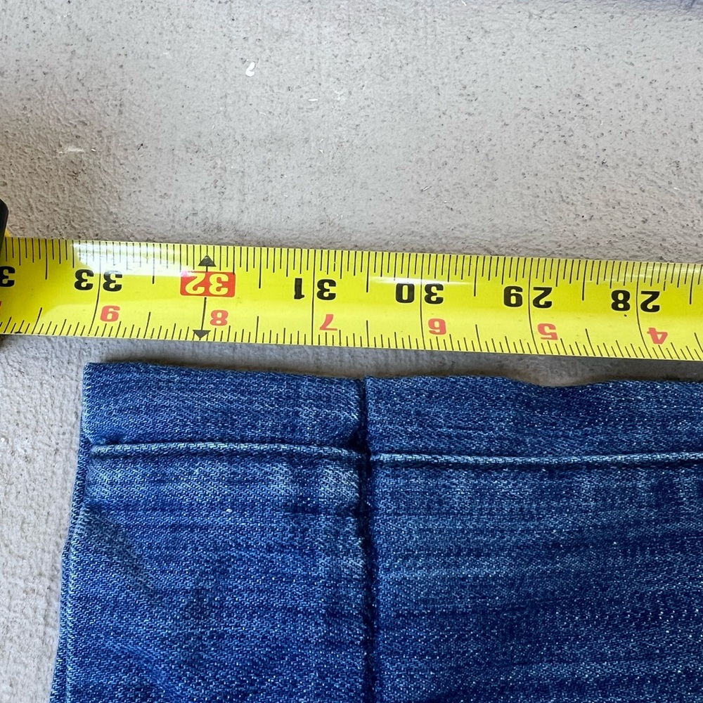 Fidelity Tantra Wide Leg Medium Wash Denim Jeans Sz 29 - Picture 10 of 13